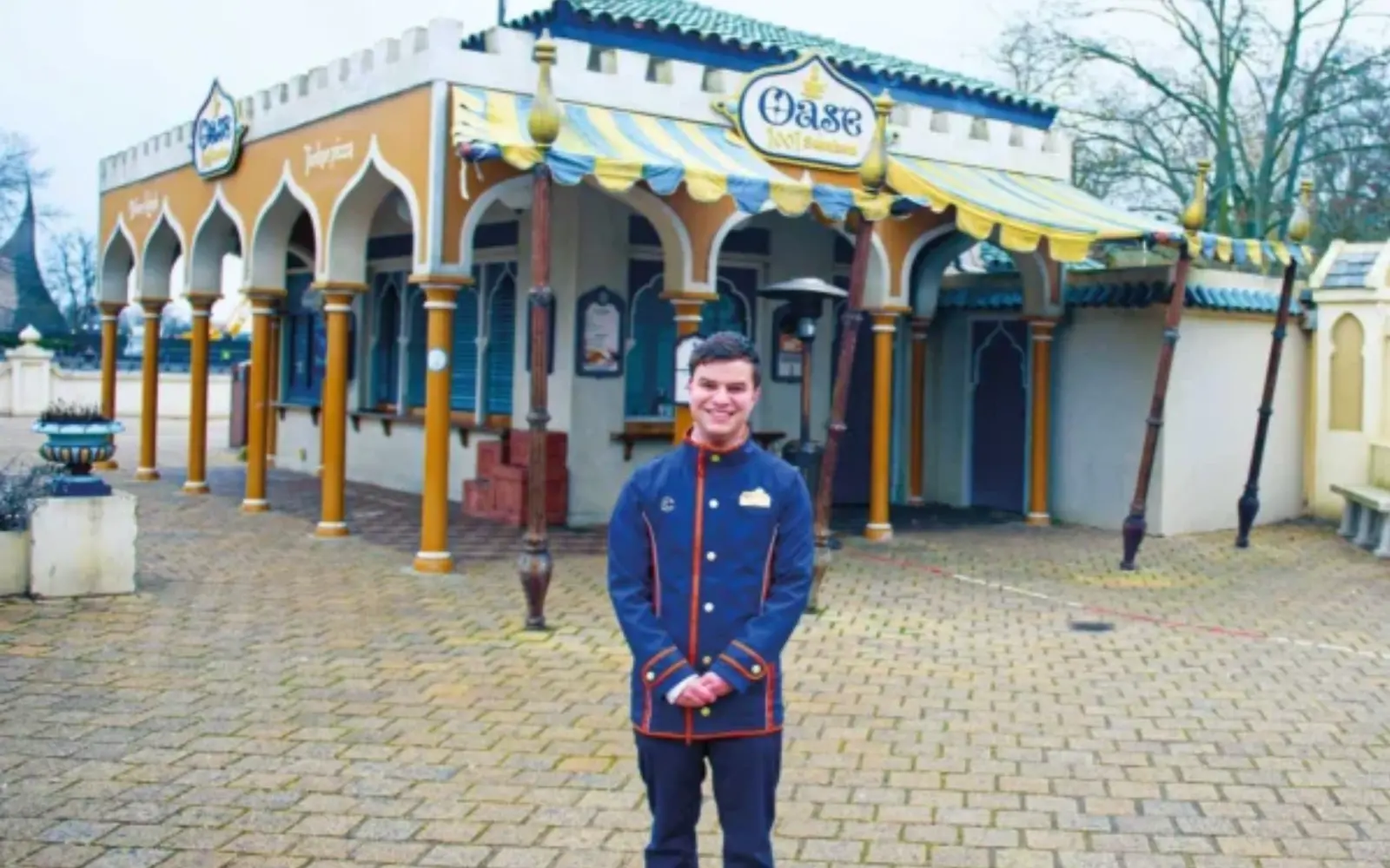 Anton liep als eerste Leisure & Events Management-student stage bij Phantasialand