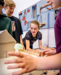 Meeloopmiddag groep 7 bij Eindhoven Vmbo