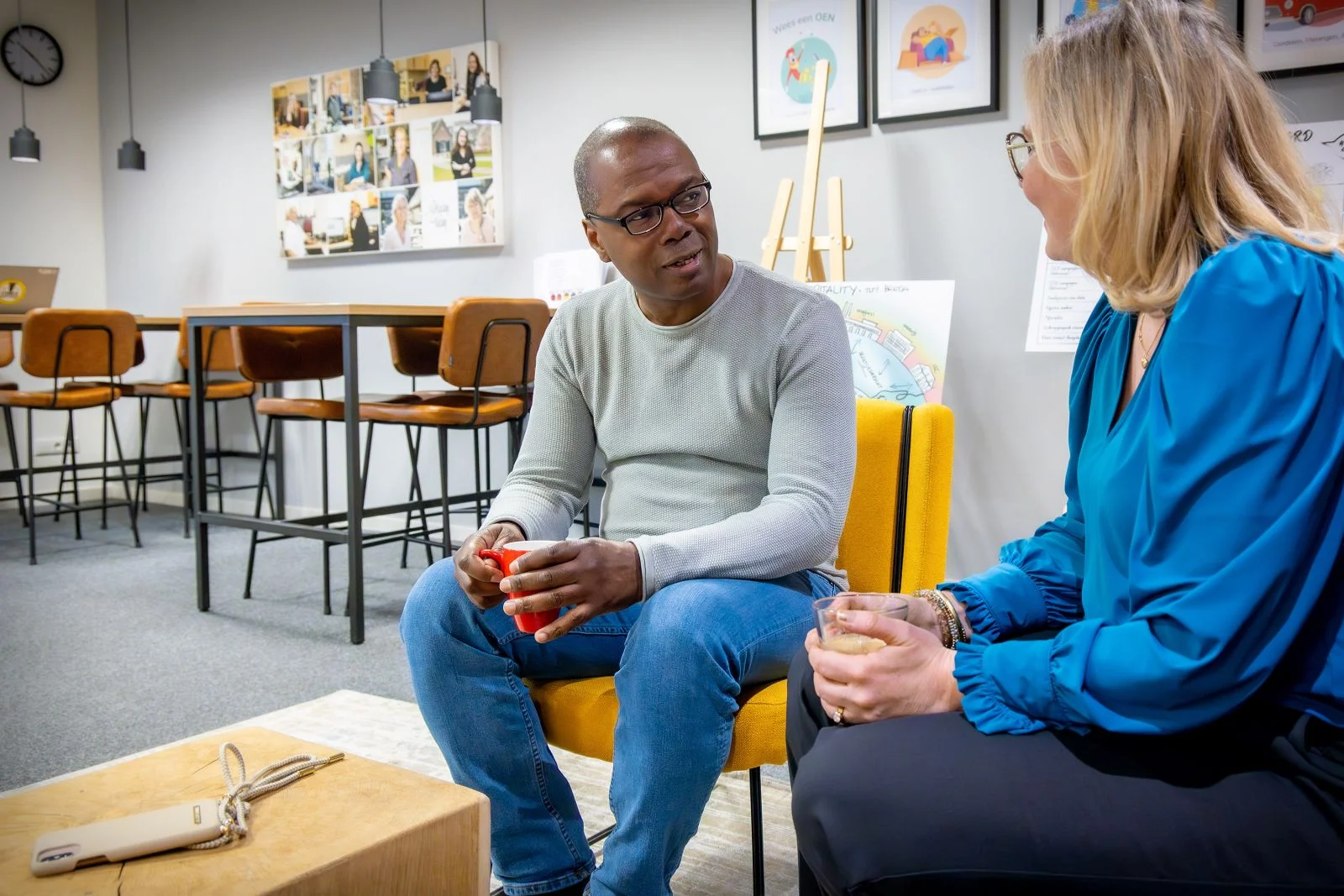 Docent Martin had voor zijn masterscriptie hulp nodig van collega's