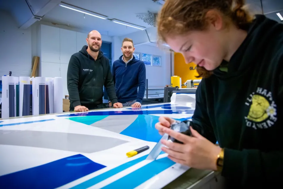 Broers Tom en Niels van Glance & Vision zorgen ervoor dat bedrijven gezien worden